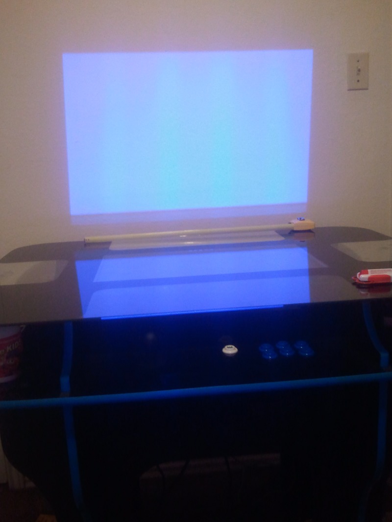 Using my old projector to help choose the right size TV