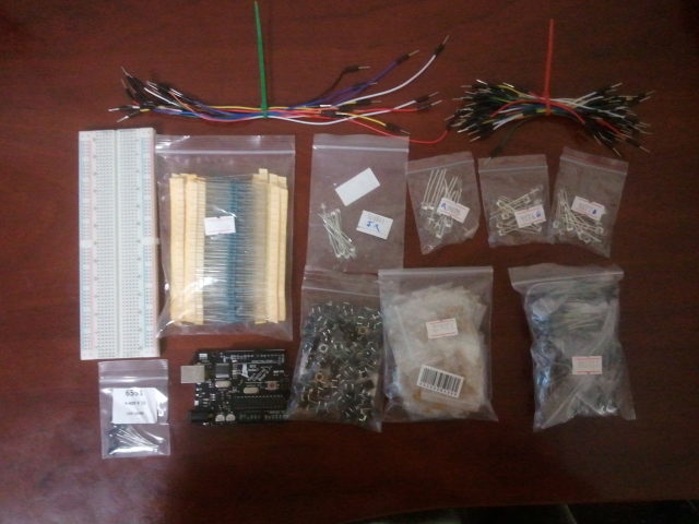 My custom made Arduino starter kit