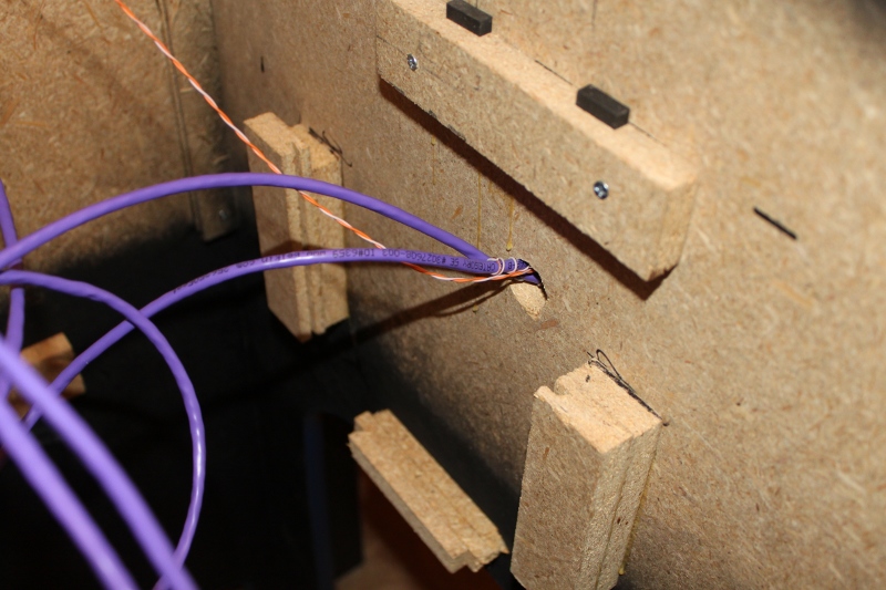 Wiring to one of the joysticks