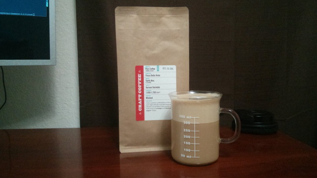 A Bag of Perc Coffee from Craft Coffee