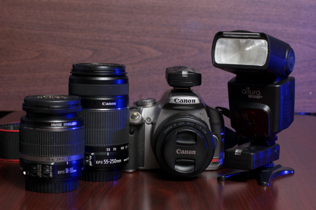 My Canon Rebel XSi and Lenses