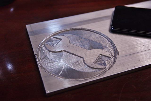 Team Fortress 2 Engineer Logo in Aluminum