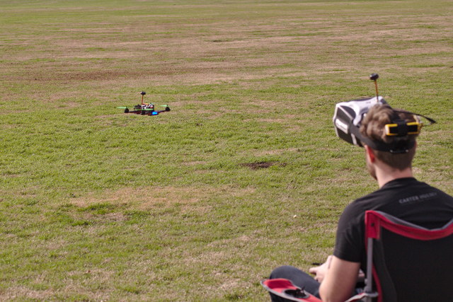 Alex Flying His FPV Racing Drone