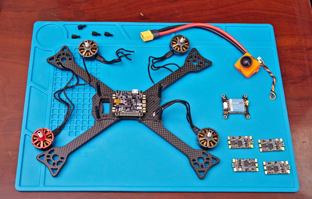 T-Motor F40 Pro V2 Quad Waiting To Be Assembled