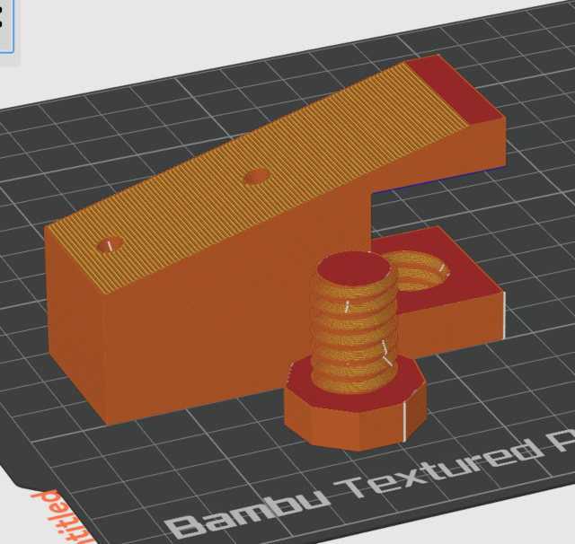 3D-printed speaker clamp