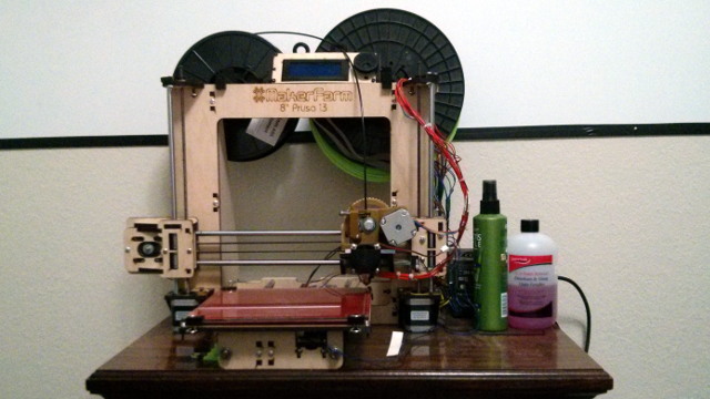 My 3D printer in its new home