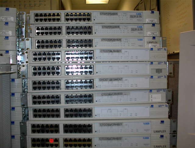 Old 3com switches at Commonwealth Telephone