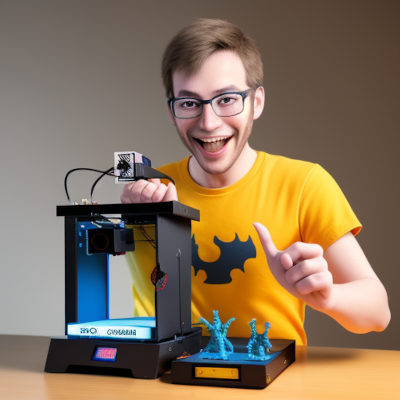 Stable Diffusion 3D Printer Guy