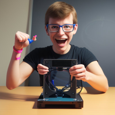 Stable Diffusion 3D printer guy