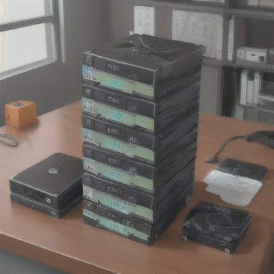 Stable Diffusion stack of hard disks