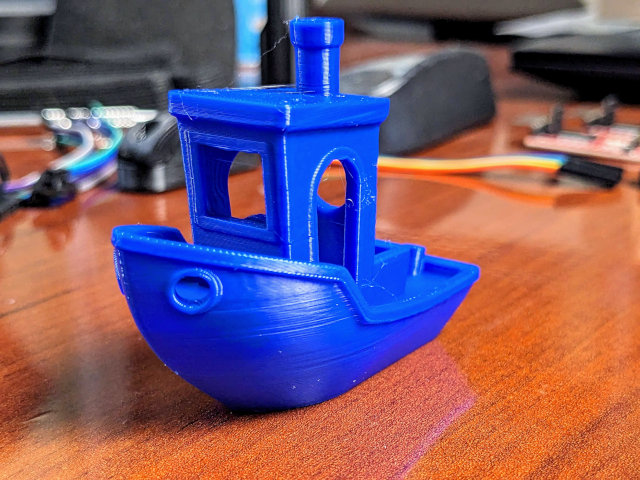 My first Benchy on the Bambu A1 Mini