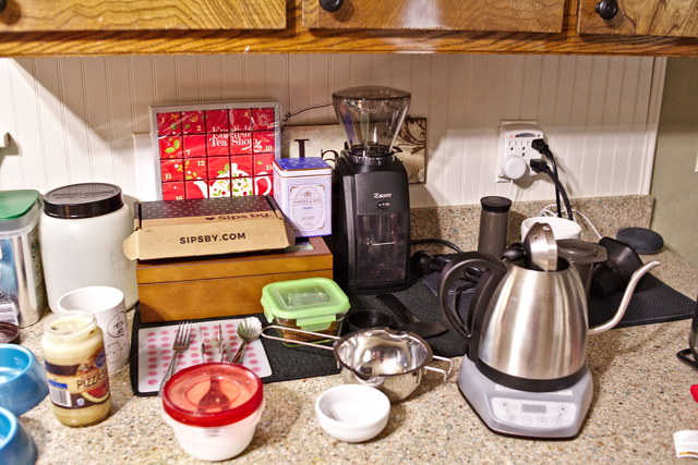 Chris's Coffee and Tea Area