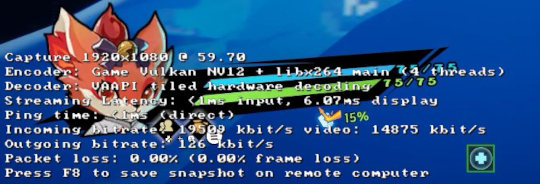 Steam Link Latency Bazzite 6800H