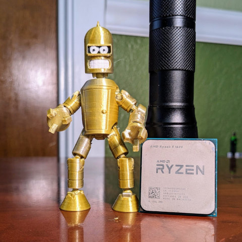 Bender with a Ryzen 5 1600