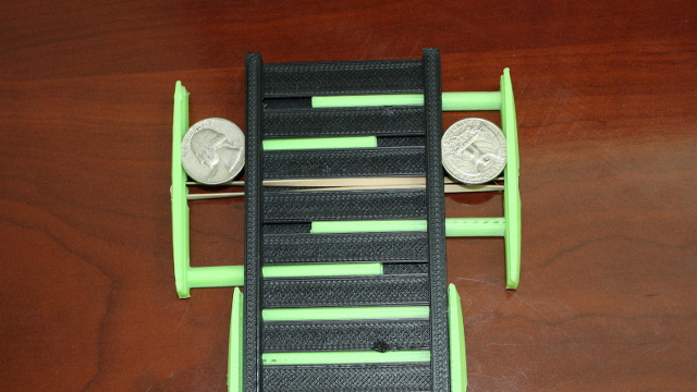 Breadboard Spring Vise Showing Offset Rails