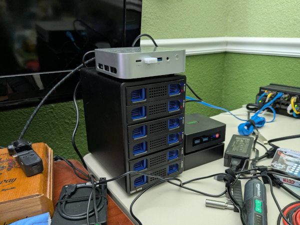 Cenmate enclosure during initial setup