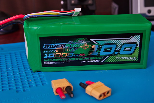 10,000 mAh 6S Field Charging LiPo Battery