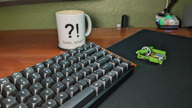 Keychron K2 HE at my desk