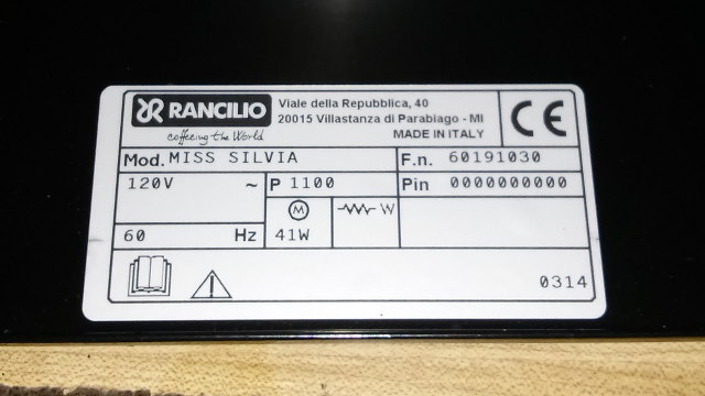 Temperatursurfen rancilio outlet