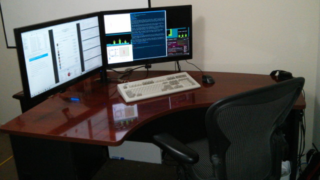 Everything looks good except that half of the built-in stands are permanently attached to the monitors!