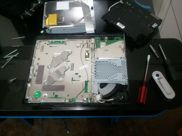 The PlayStation 3 cracked open