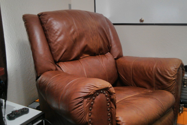 Repairing An Old Sagging Recliner, Can You Recover A Leather Recliner