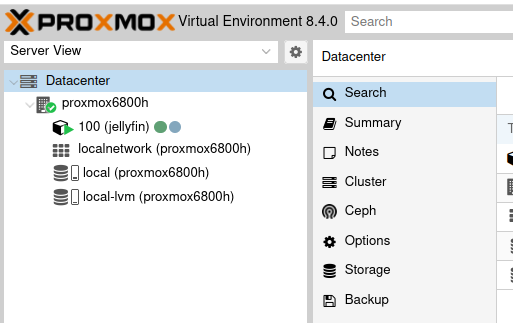 Proxmox on the Ryzen 6800H
