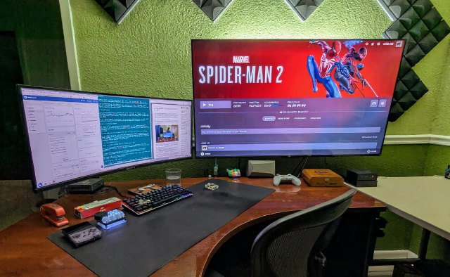 TCL Q6 in my office