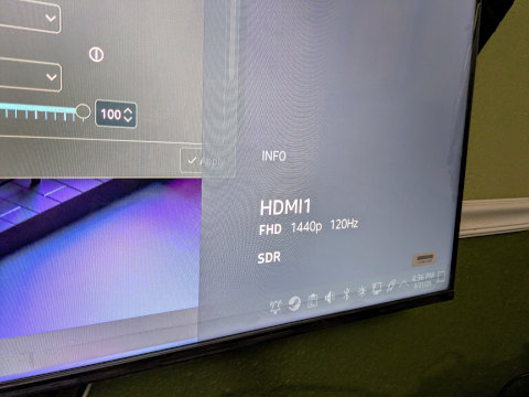 TCL Q6 at 1440p60