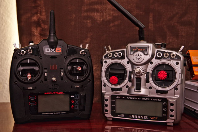 My Old Spektrum DX6 and My Taranis X9D+