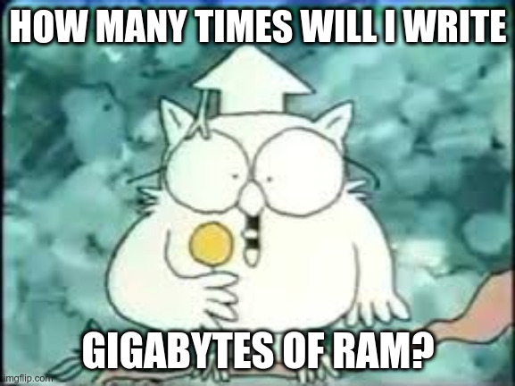 gigabytes of ram meme