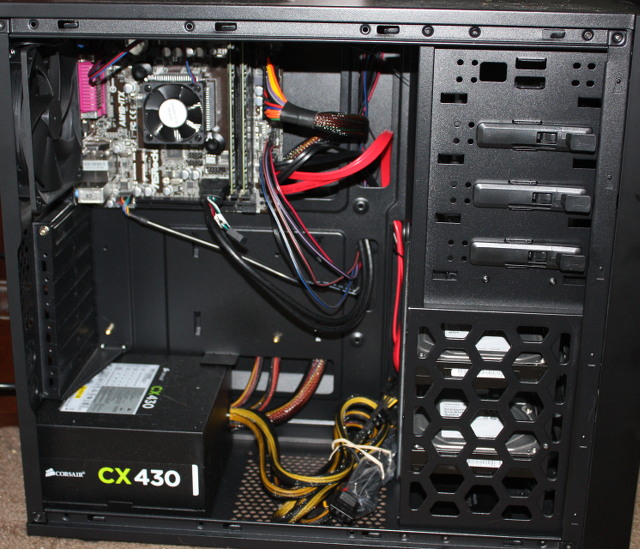 All Part Installed In The Antec One ATX Case