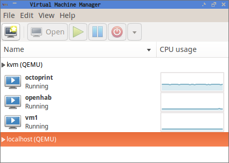 Virt-manager Machines