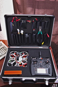PH145 and Spektrum DX6 Tranmitter in Their Case